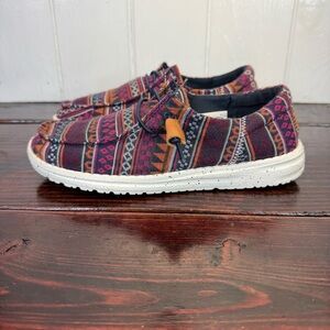 Hey Dude Wendy Funk Baja All Over – Women’s 7 – Excellent Condition